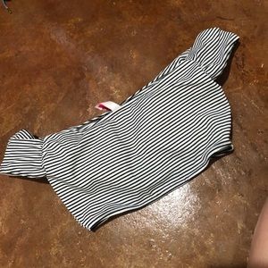 Worn one time swim crop top
